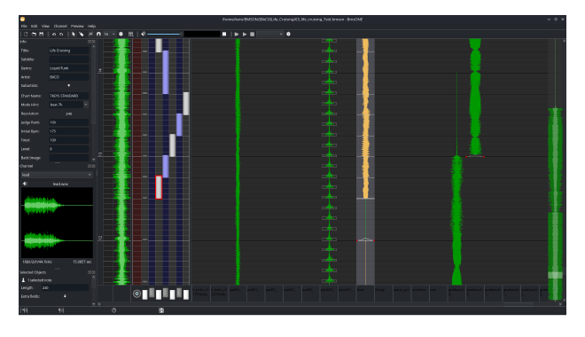 Editor screenshot